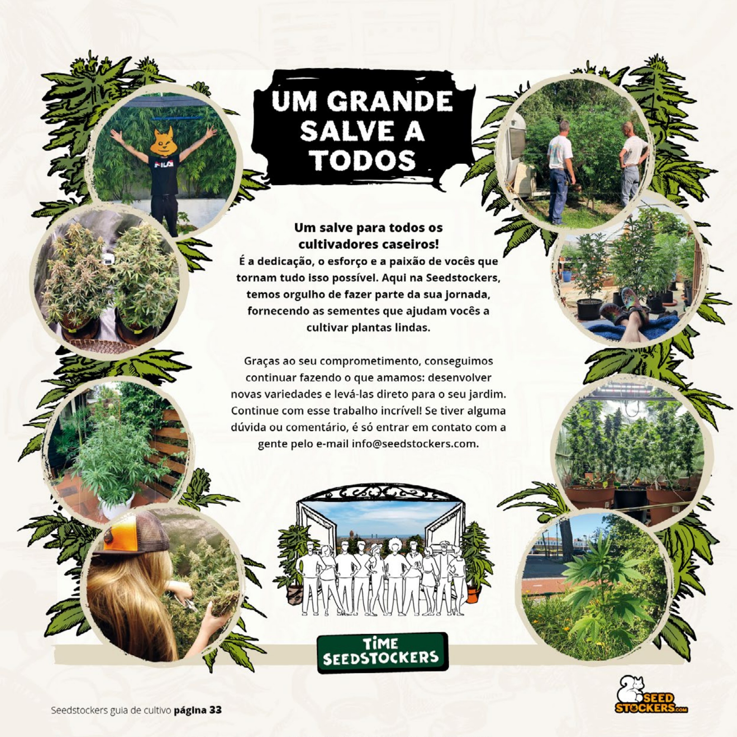 Página 35 do guia de cultivo de colecionáveis Seedstockers